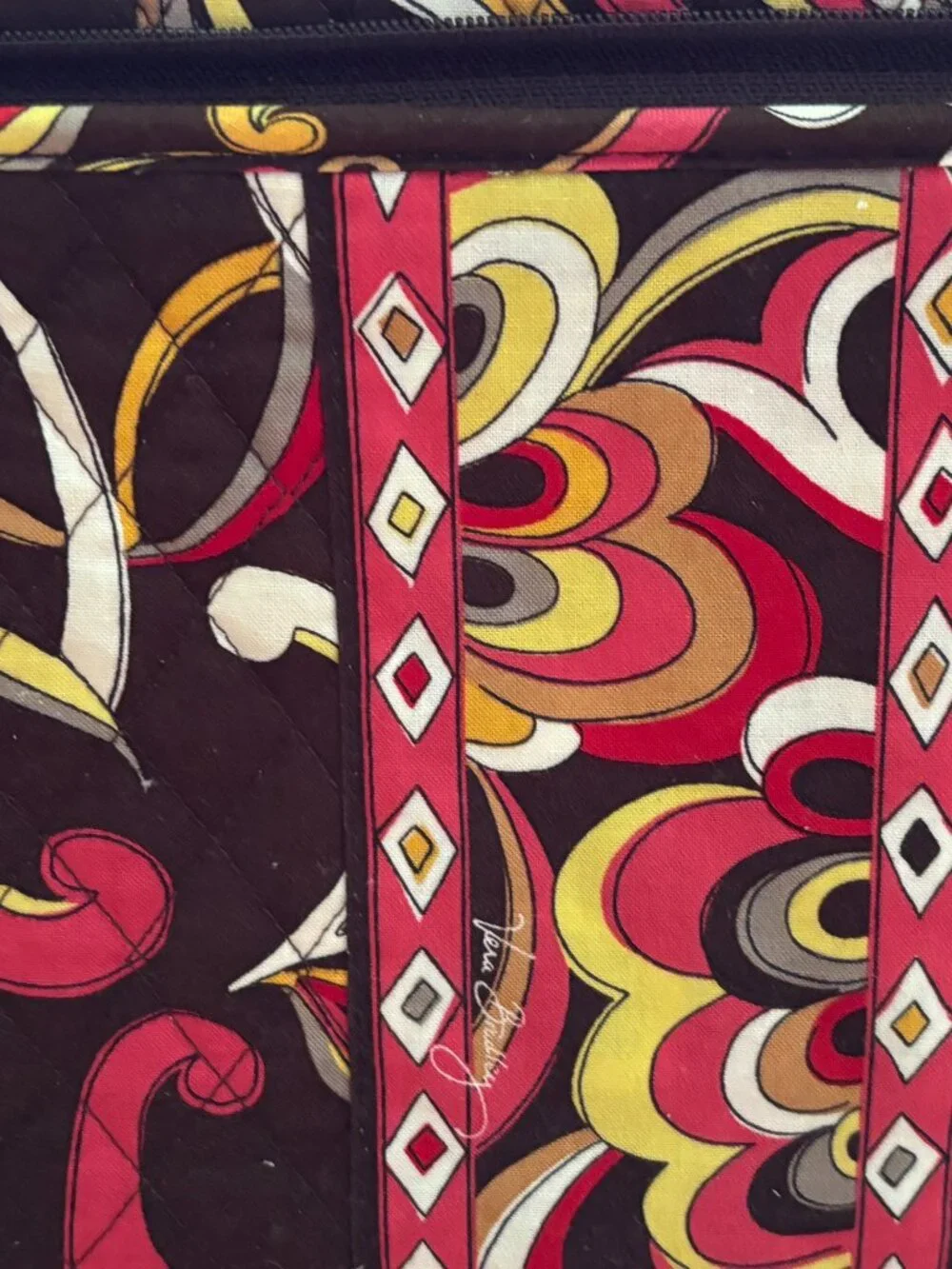 Vera Bradley Hardcase Laptop Bag Vintage